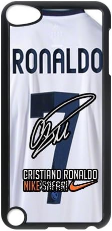 Luckeverything FC real madrid Cristiano Ronaldo Black Plastic case for IPod Touch 5th