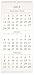 AT-A-GLANCE SW11528 Three-Month Reference Wall Calendar, 12 x 27, 2015-2017