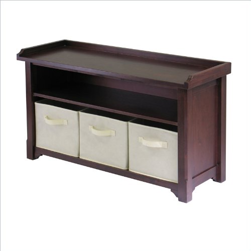 Winsome Wood Verona Storage Bedroom Bench