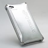 Silver Brick Vintage Style Aluminum Metal Hard Bumper Case Cover for Apple iPhone 4 4s