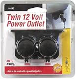 Custom Accessories 12V Aux Twin Outlet 10242 Auto Plug In Accessories