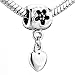 Pandora Style Bead Elegant Dangle Flowers European Charm Bead Plated Charms Fits Pandora Bracelet