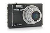Praktica Luxmedia 12-Z5 Digitalkamera (12 Megapixel, 5-fach opt. Zoom, 6,9 cm (2,7 Zoll) Display) schwarz inkl. Tasche