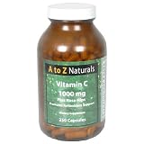 Review A to Z Naturals 0340025000 / A to Z Naturals Vitamin C Plus Rose Hips, 1000 mg, Capsules , 250 capsules