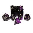 Purple Onyx 7-piece Dice Set