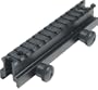 UTG Deluxe See-Thru Riser Mount with Picatinny and STANAG Dimension