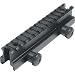 UTG Deluxe See-Thru Riser Mount with Picatinny and STANAG Dimension