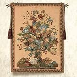 Floral Urn Wall Hanging Tapestry