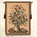 Floral Urn Wall Hanging Tapestry Image