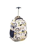 Outdoor Living : Roxy Designer Wheeled Backpack Bag - Praise Me Beige Flower