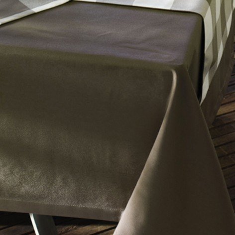 Sun Garden 10121221 50102-61 Tisch-Decke 160 x 210 Dessin uni braun Preisvergleich