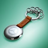Mercedes Benz Classic Brown Leather Key Ring