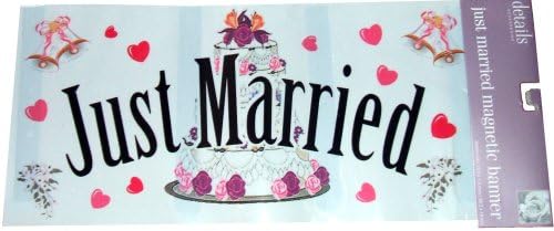 Just Married Magnetic Banner