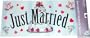 Just Married Magnetic Banner