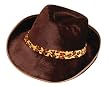 Brown Velvet Fedora Hat