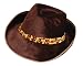 Brown Velvet Fedora Hat