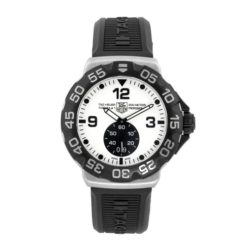 TAG Heuer Men s WAH1011.BT0717 Formula 1 Grande Date White Dial Watch