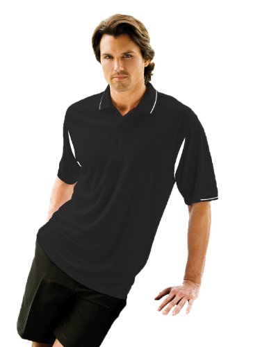 Men's Action Poly UltraCool waffle knit golf shirt