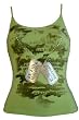 Junior Sexy Angel Girl Army Fatigue Screen Top - 3 Colors Available