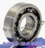 6204 Nachi Bearing 20x47x14:Open:C3:Japan