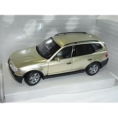 BMW X3 X 3 SILBER GOLD E83 1. GENERATION 2004-2010 1/18 MODELLCARSONLINE MODELLAUTO MODELL AUTO