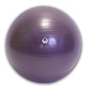 Natural Fitness 55cm Burst-Resistant Exercise Ball (Plum)