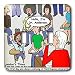 Londons Times Funny Music Cartoons - Ventriloquism University - Light Switch Covers - double toggle switch