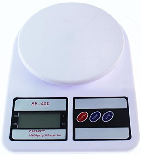 SAKUTANE Electronic Multifunction Kitchen Scale Stainless Steel Platform 10kg