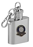 Football Club Keyring Flasks-Wigan Athletic 'The Latics' Football Club 1Oz Keyring Hip Flask