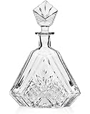 Godinger Silver Art Dublin Triangular Crystal Decanter - Decanter