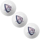 NBA McArthur New Jersey Nets 3-Pack Team Logo Golf Balls