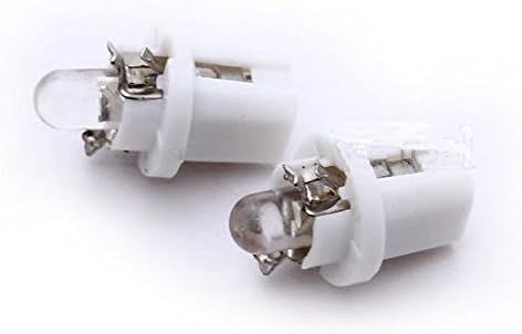 2 X T5 White LED Car Speedo Dashboard Light Bulb Lamp (Great for replacing bulbs that light up your speedometer and other dash instruments and dials)