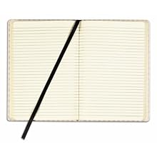 TOPS Designer Berlin Case Bound Writing Tablet, 8.25 x 5.75 Inch, 72 Sheets, Tan with Crème Colored Sheets (GJ5029)