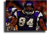 IMAGE OF Completely Handpainted American Football Sport Painting, Custom Order FL3319, Oil on Canvas, with Option to Paint Jerry, Brett & Co. from Any Other Favorite Photograph or Picture, Unframed, Size 16