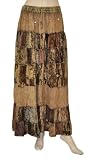 bohemian sundresses:Prettiest Beautiful Velvet Long Skirt with Patch Work