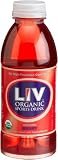 LIV Organic Sports Drink, Berry, 16.9-Ounce Bottles (Pack of 12)