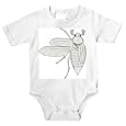 Onesie with scarab, invertebrate, wings, june, beetle, skalbagge, insect, cockchafer, anatomy, anatomi, animal, arthropod, may, chafer