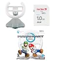 Mario Kart Bundle with Additional DreamGear Wheel Plus 1GB Memory Card for Nintendo Wii