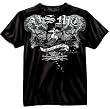 Vintage Black USMC "Raging Skulls" T-Shirt