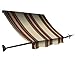Awntech 10-Feet New Orleans Awning, 31-Inch Height by 16-Inch Diameter, Brown/Terra Cotta