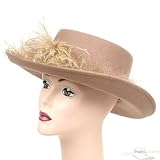Fur Band Wool Felt Hat-Camel by E4hats