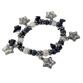 Pugster Star Face Charm Bracelet by 