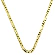 14-Kt Yellow Gold 16-Inch Box Necklace