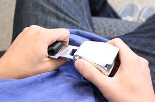 Airline Seat Belt Extender - The Best Extension for All Airlines - Airplane Seatbelt Buckle Is Compatible with American, Alaska, Continental, Delta, Frontier, Jetblue, Us Airways, United Airlines and Many More - Great for Men, Women, and Kids - This Is a Novelty - Lifetime Money Back Guarantee!