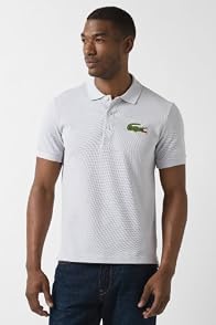 Tall Short Sleeve Oversized Crocodile Pique Polo
