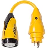 Marinco EEL Pigtail 30-Amp Male to 50-Amp 125/250-Volt Female Adapter