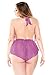 Plus Size Halter Romper Teddy Lingerie