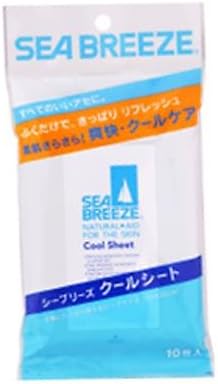 FT Shiseido Sea Breeze Cool Deodorant Sheet 10 Pieces