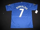 08-09 MANCHESTER UNITED AWAY JERSEY RONALDO + FREE SHORT (SIZE M)