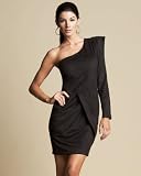 Sueded One Sleeve Dress - Kardashians by bebe